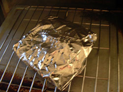 drying guitar strings by baking them in the oven